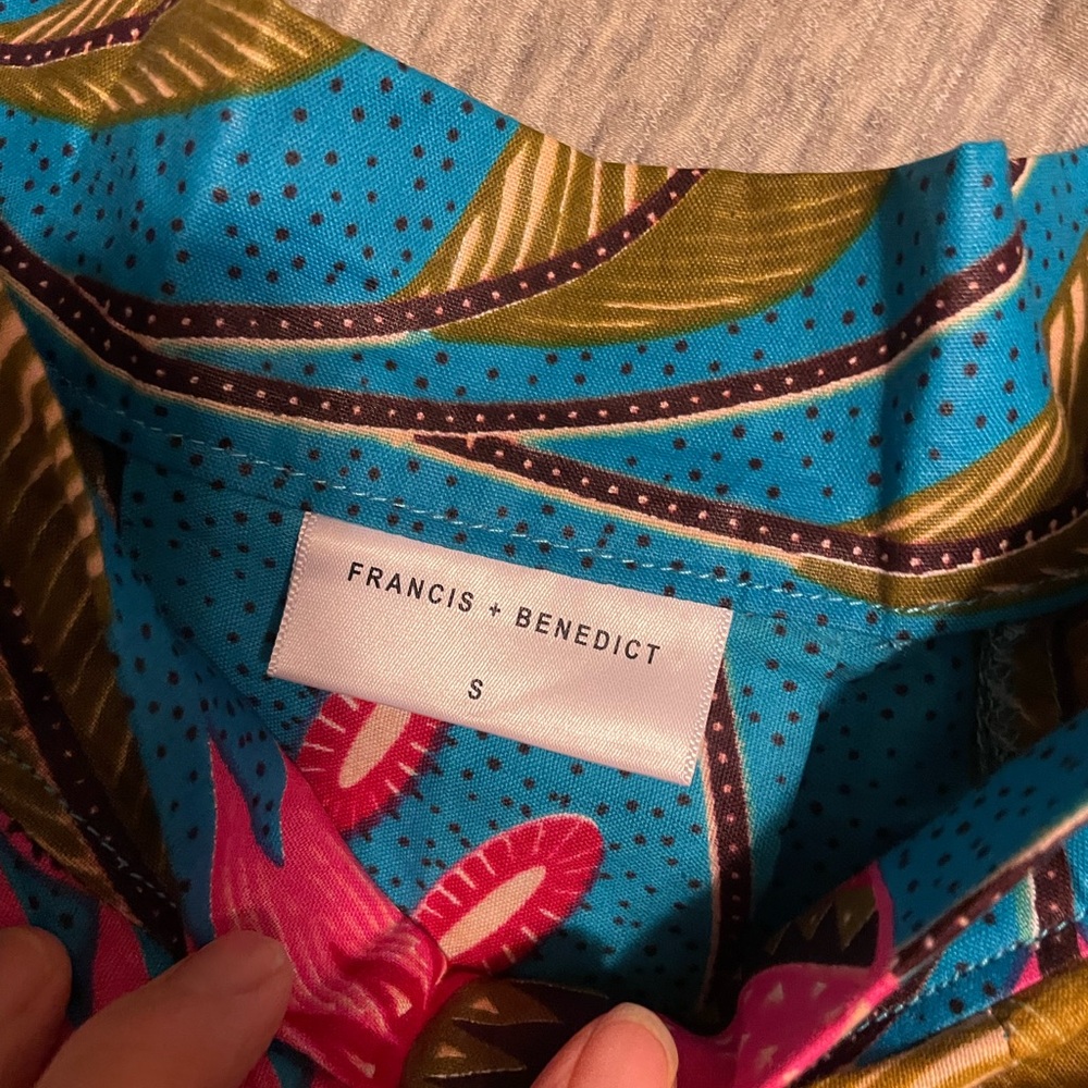 ✨ Francis + Benedict Vibrant African Wax Print Skirt – Size S ✨ - Picture 3 of 7